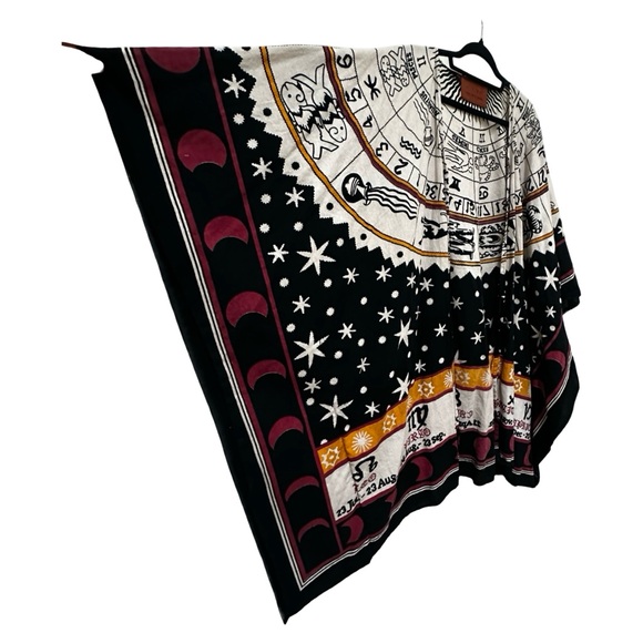 One-of-a-Kind Celestial Astrology Kimono Handmade Upcycled One size - Picture 9 of 12
